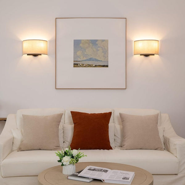 Fabric & Linen Shade Wall Sconces