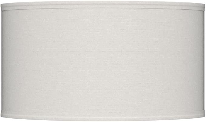 Wall Sconce, 13-Inch Brass White Fabric